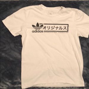 White Adidas T-Shirt